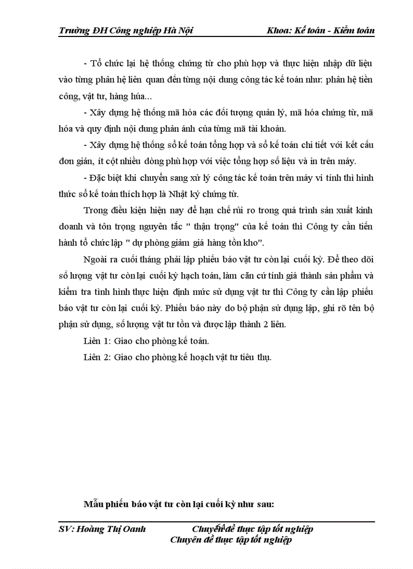 image for page Hoàn thiện công tác kế toán Nguyên vật liệu, công cụ dụng cụ tại Công ty Cổ phần máy và Thiết bị thủy lực Thành Công