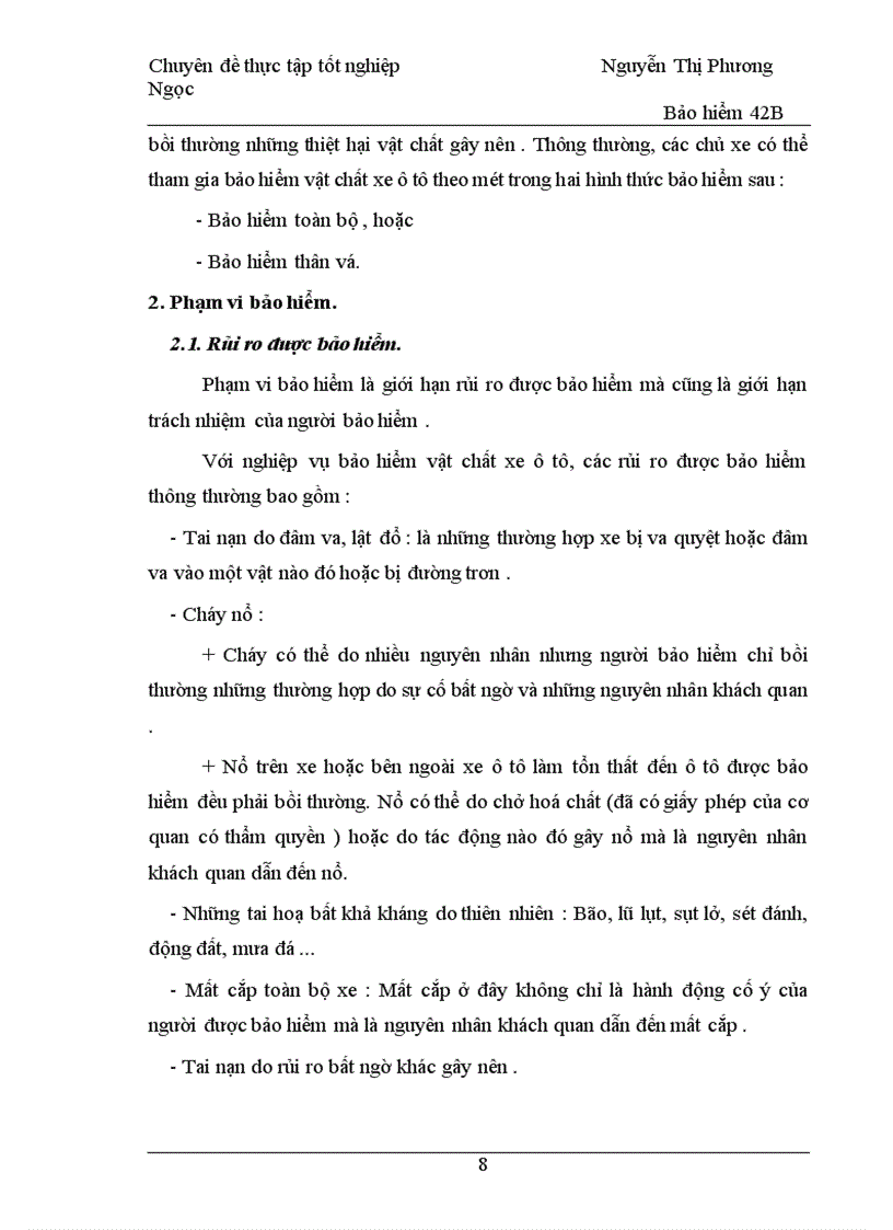 image for page Một số đề xuất nhằm hoàn thiện công tác triển khai nghiệp vụ bảo hiểm vật chất xe ôtô tại Công ty bảo hiểm Hà Nội