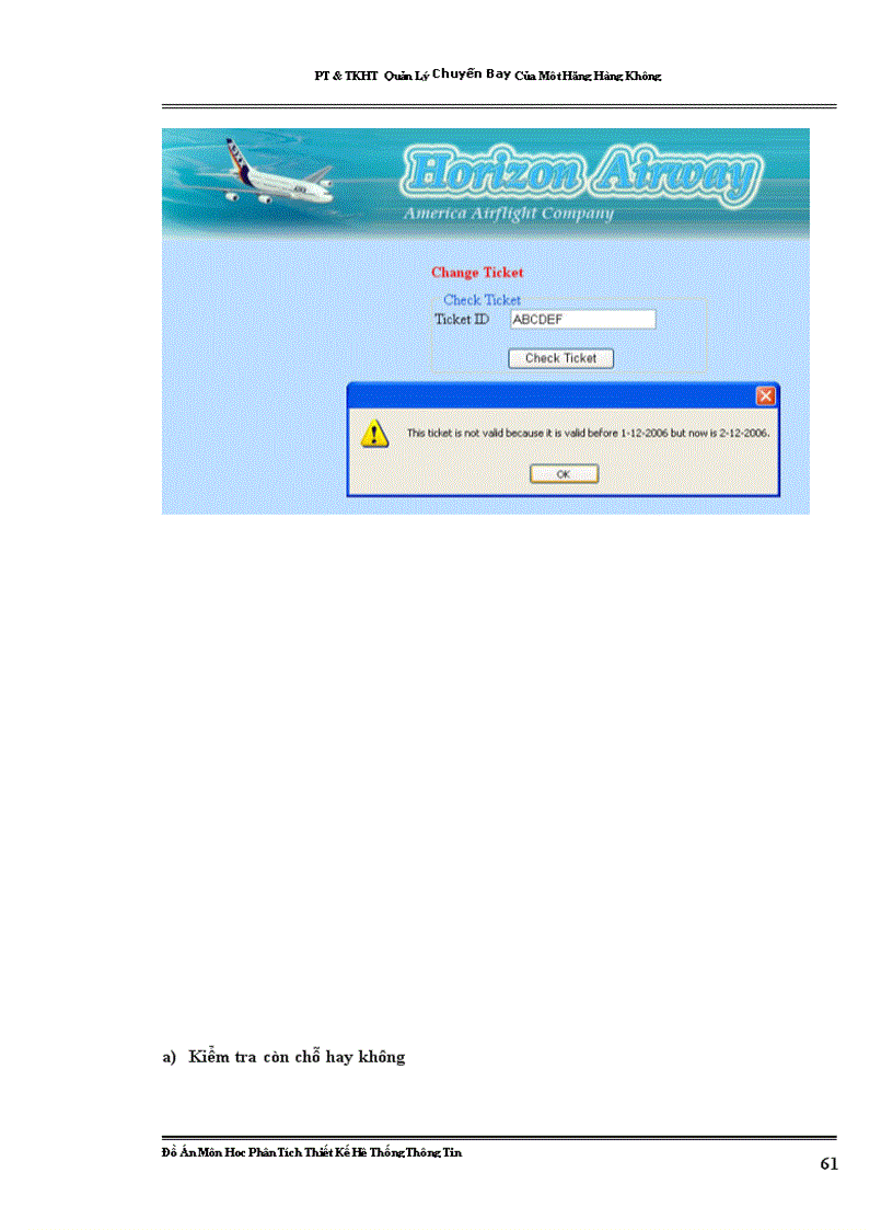 image for page PT&TKHT Quản Lý Chuyến Bay Của Một Hãng Hàng Không