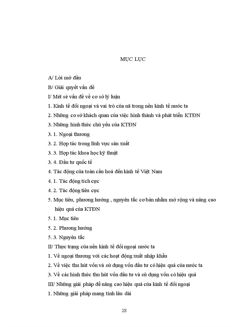image for page Thực trạng và giải pháp để mở rộng và nâng cao hiệu quả của kinh tế đối ngoại của nước ta trong quá trình hội nhập với khu vực và thế giới
