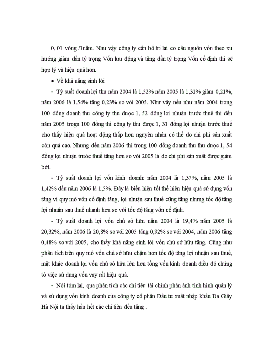 image for page Công tác quản lý vốn tại Công ty Cổ phần đầu tư xuất nhập khẩu Da Giầy Hà Nội