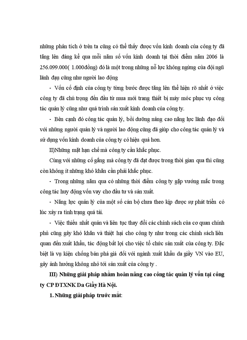 image for page Công tác quản lý vốn tại Công ty Cổ phần đầu tư xuất nhập khẩu Da Giầy Hà Nội