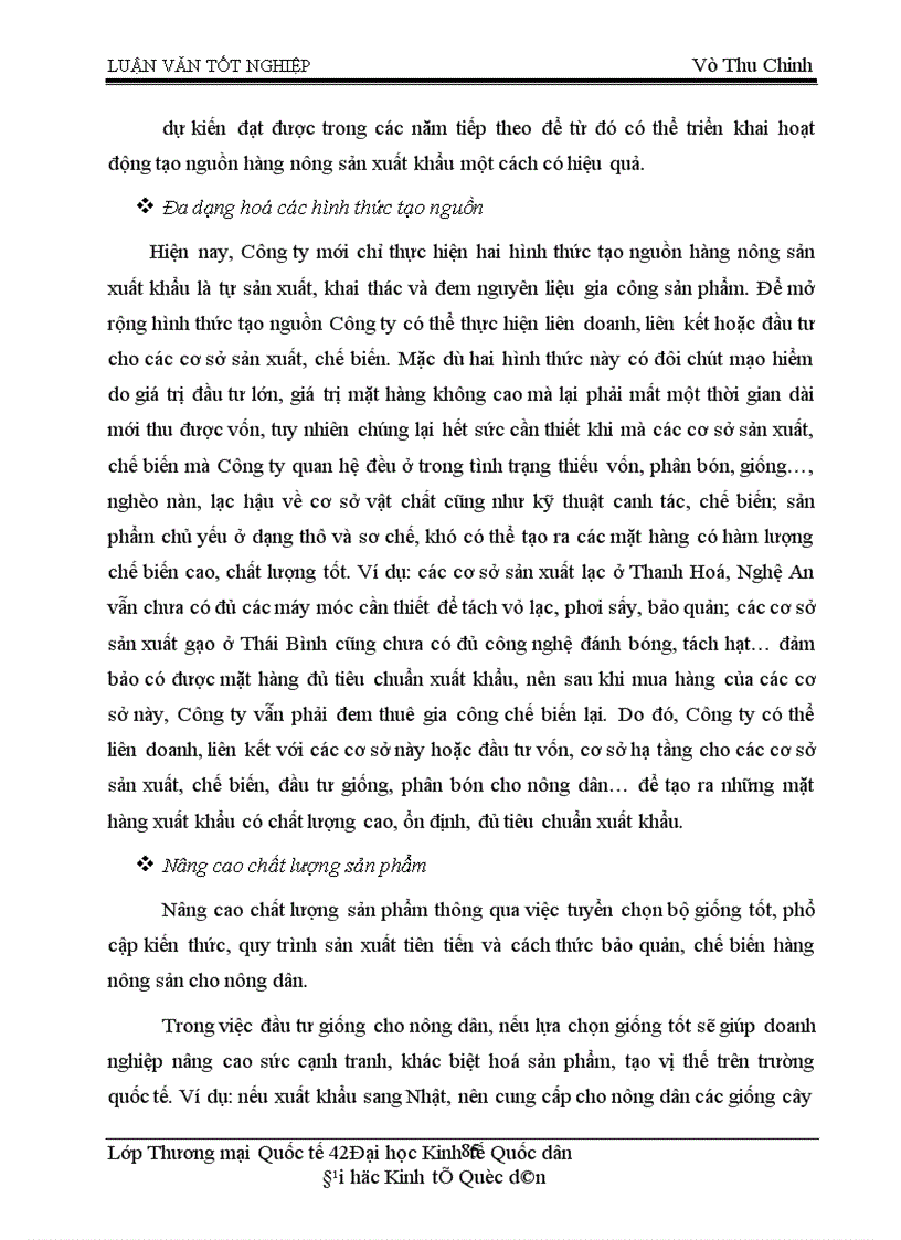 image for page Tạo nguồn và mua hàng nông sản xuất khẩu tại Công ty Sản xuất-Dịch vụ &Xuất nhập khẩu Nam Hà Nội (HAPRO) – Thực trạng và giải pháp