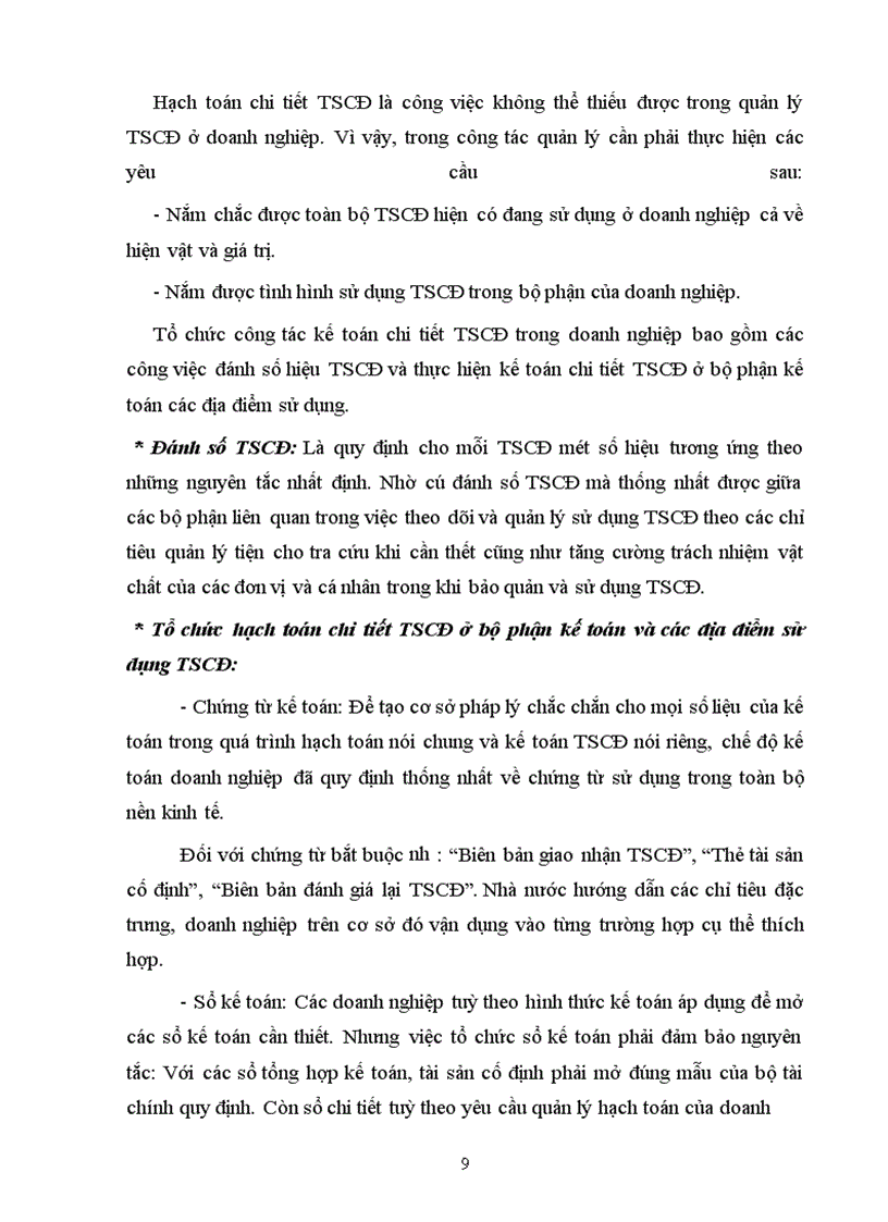 image for page Bàn về tổ chức quản lý và kế toán TSCĐ hữu hình trong doanh nghiệp