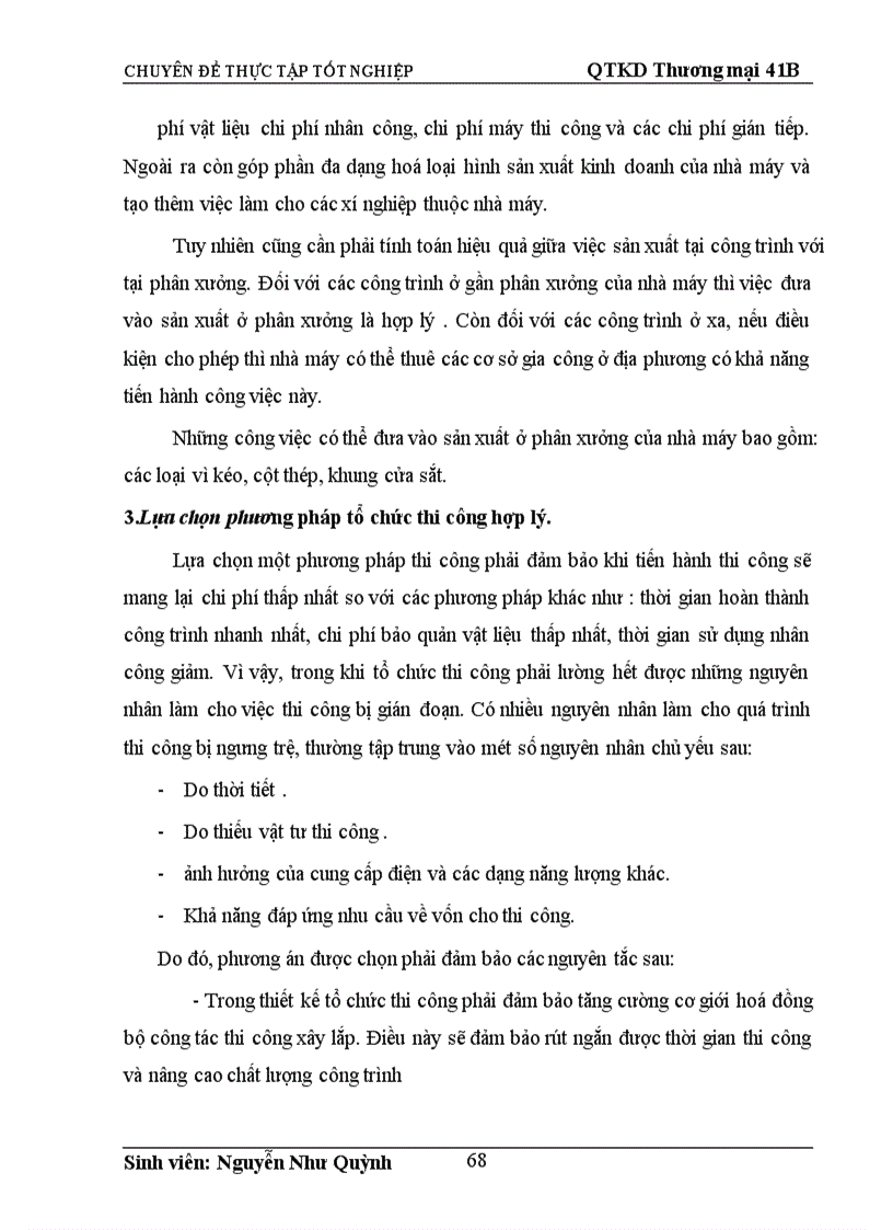 image for page Một số biện pháp hạ giá thành sản phẩm xây lắp công trình ở nhà máy Bê Tông và Xây Dựng Xuân Mai