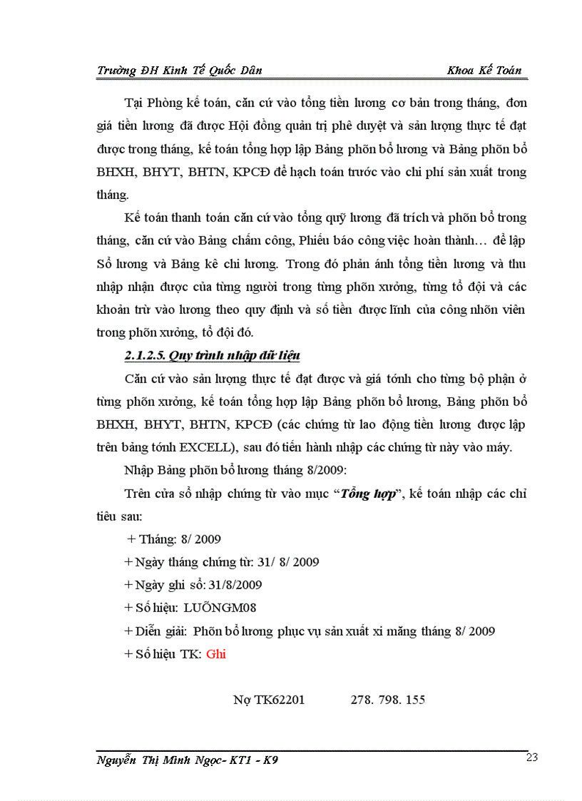 image for page Hoàn thiện kế toán chi phí sản xuất và tính giá thành sản phẩm tại Công ty cổ phần xi măng Sông Đà