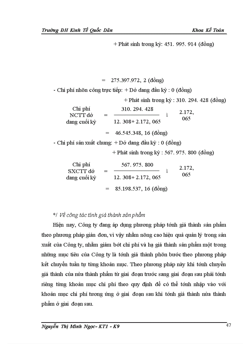image for page Hoàn thiện kế toán chi phí sản xuất và tính giá thành sản phẩm tại Công ty cổ phần xi măng Sông Đà
