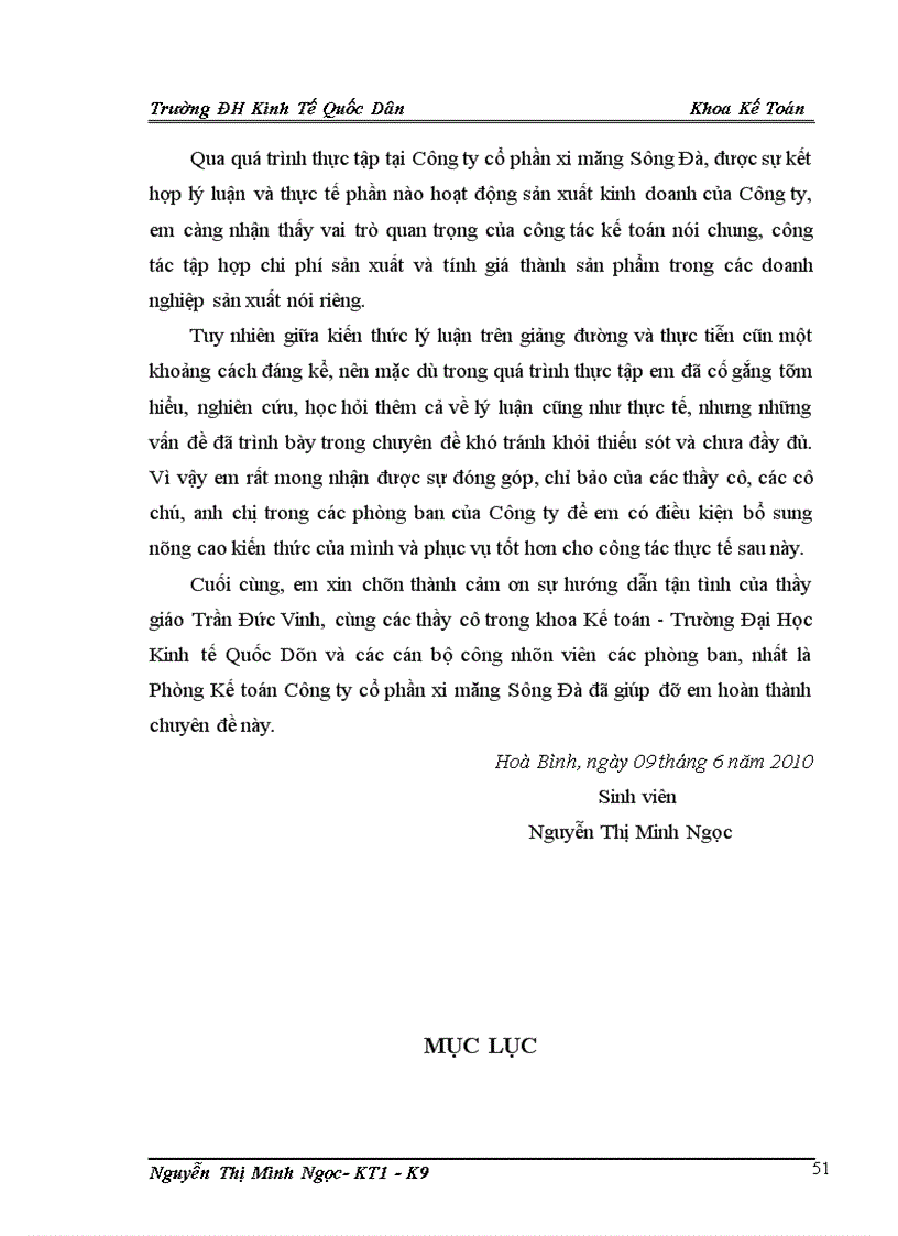 image for page Hoàn thiện kế toán chi phí sản xuất và tính giá thành sản phẩm tại Công ty cổ phần xi măng Sông Đà