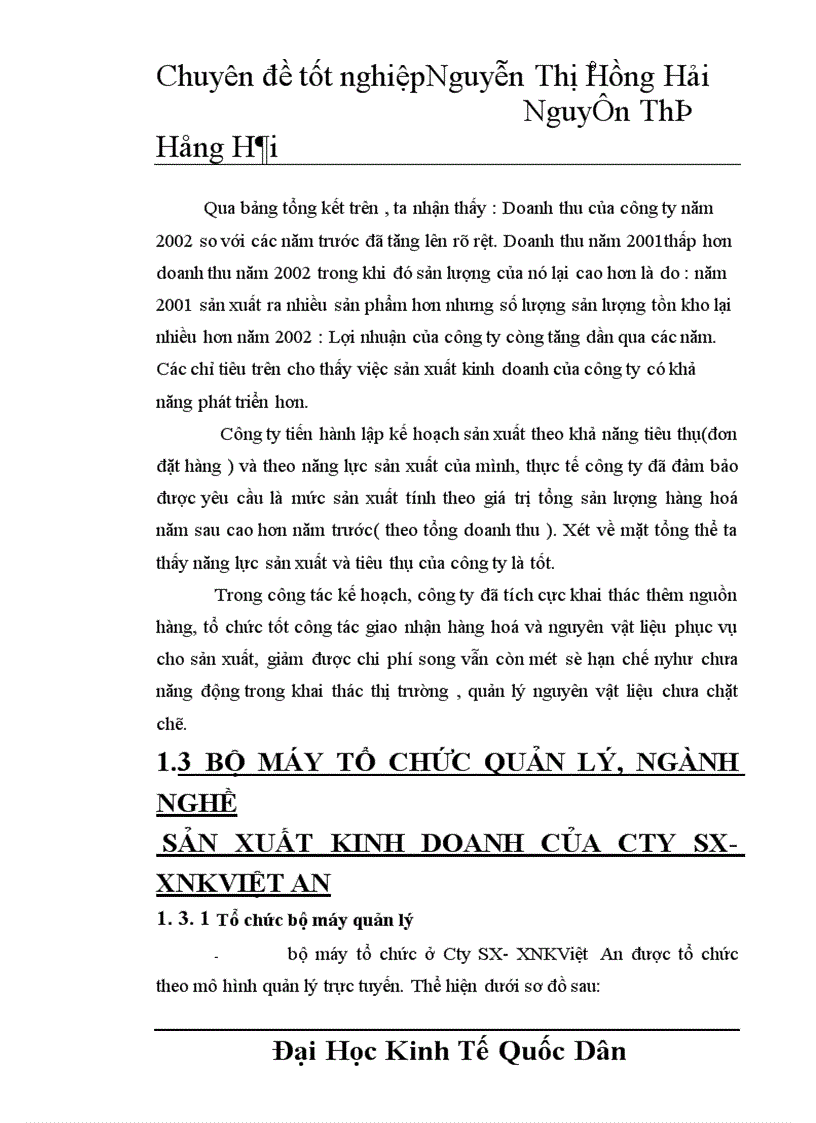 image for page Tổ chức kế toán chi phí sản xuất và tính giá thành sản phẩm tại Công ty sản xuất - xuất nhập khẩu Việt An