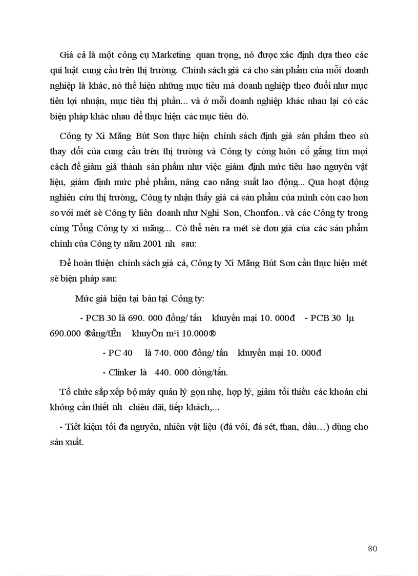 image for page Một số biện pháp nhằm đẩy mạnh hoạt động tiêu thụ sản phẩm ở Công ty Xi Măng Bút Sơn.