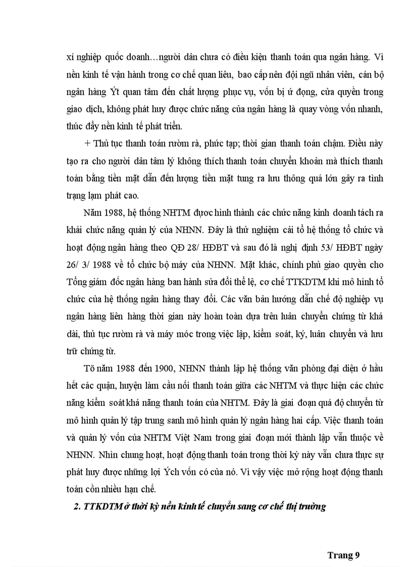 image for page Giải pháp nhằm nâng cao chất lượng thanh toán không dùng tiền mặt tại chi nhánh Ngân hàng Công Thương khu vực II – Hai Bà Trưng – Hà Nội