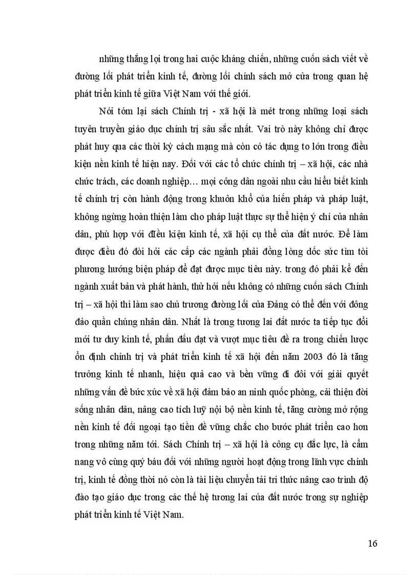 image for page Vai trò của sách Chính trị – Xã hội và hoạt động Phát hành sách Chính trị – Xã hội trong công cuộc đổi mới hiện nay