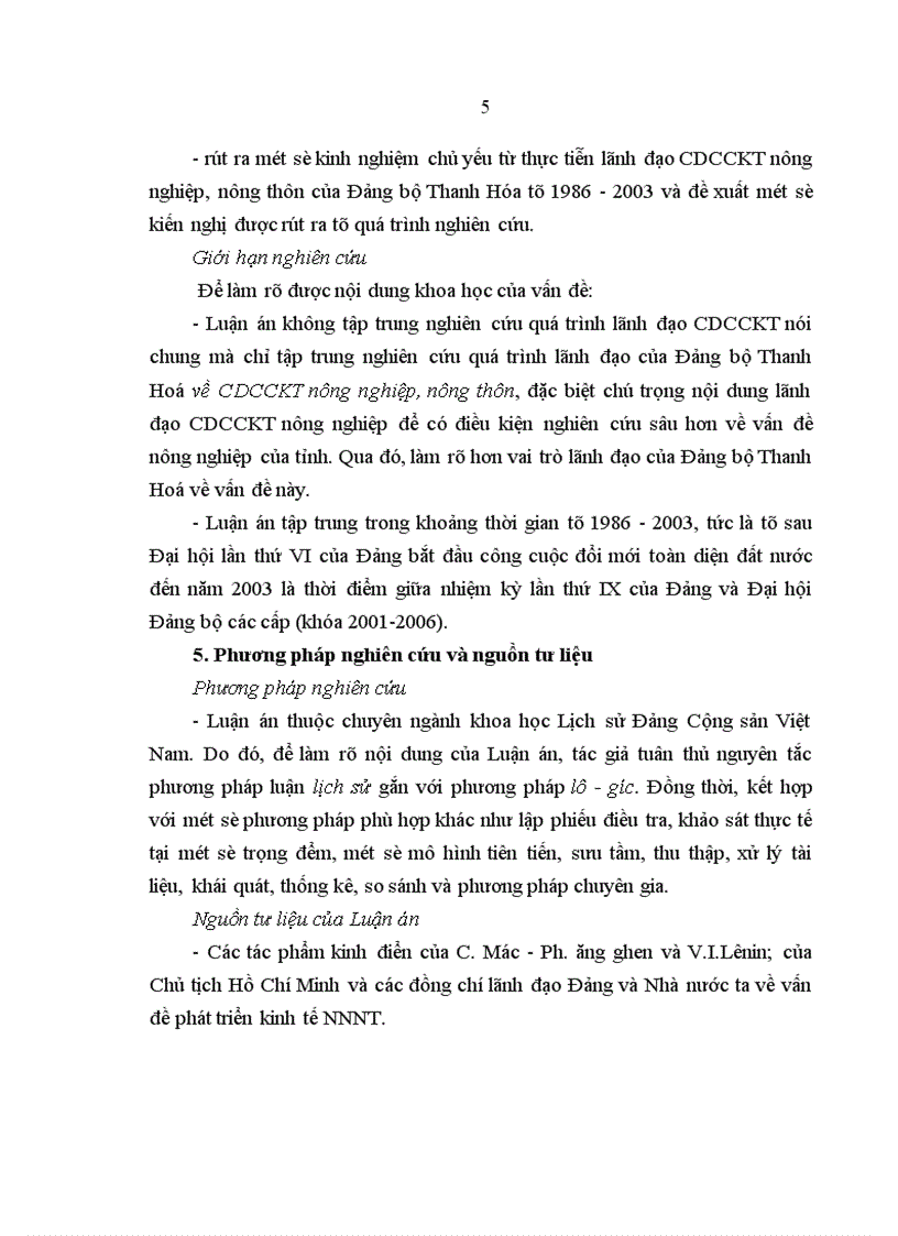 image for page Đảng bộ tỉnh Thanh Hoá l•nh đạo chuyển dịch CCKT nông nghiệp, nông thôn từ 1986 đến 2003