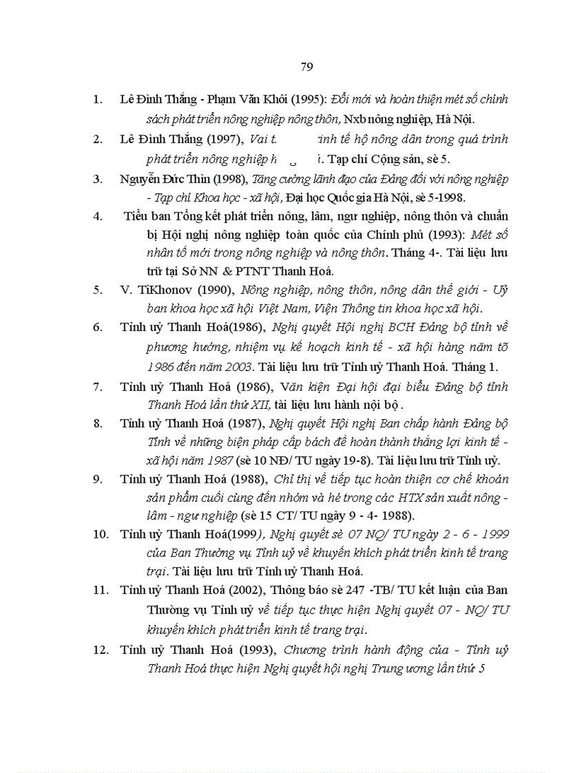 image for page Đảng bộ tỉnh Thanh Hoá l•nh đạo chuyển dịch CCKT nông nghiệp, nông thôn từ 1986 đến 2003