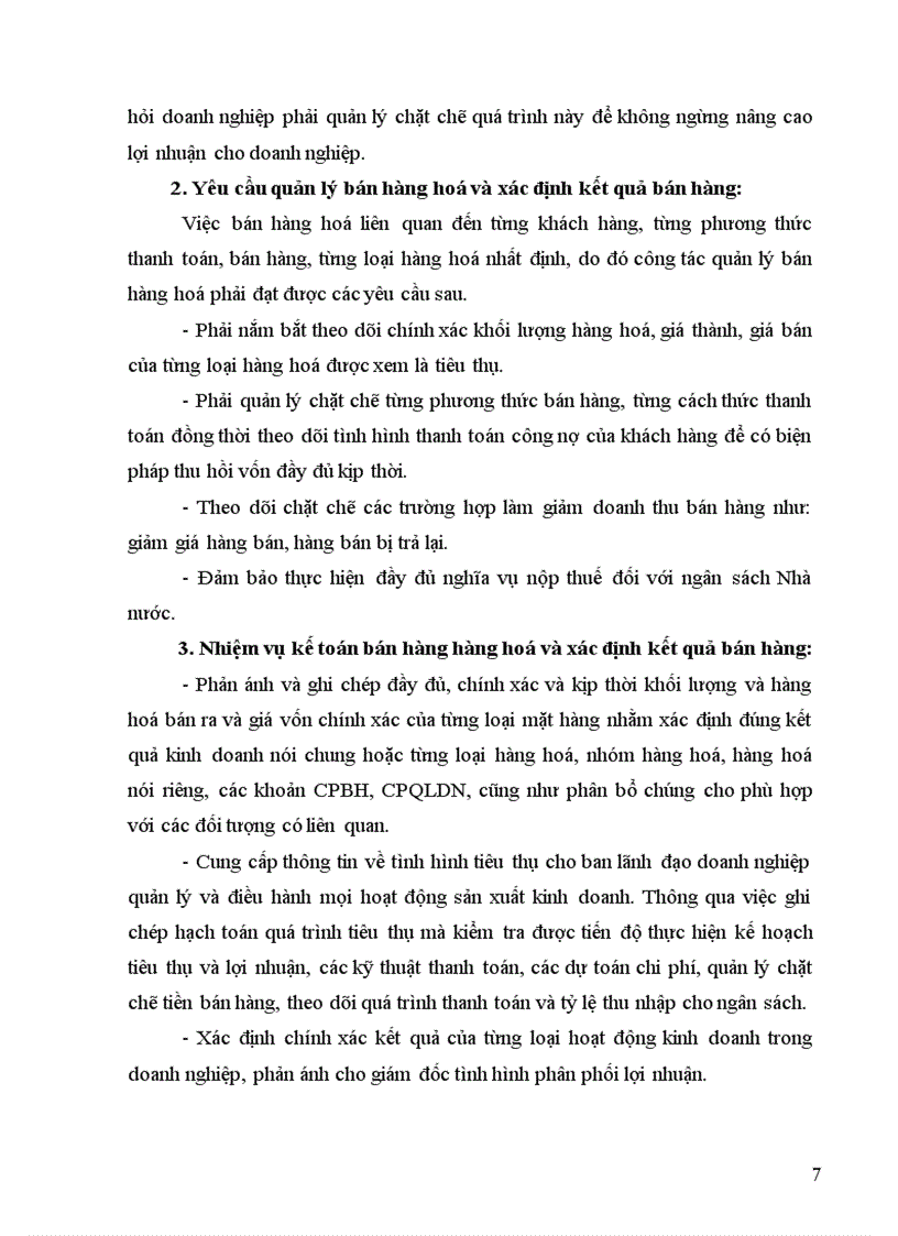 image for page Tổ chức kế toán bán hàng và xác định kết quả trong doanh nghiệp thương mại tại Công ty TNHH Thương mại Quảng Lợi