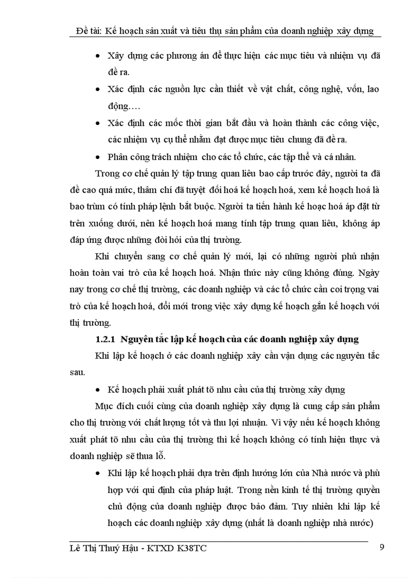 image for page Lập kế hoạch sản xuất và tiêu thụ sản phẩm tại Công ty xây dựng cấp thoát nước và hạ tầng kỹ thuật