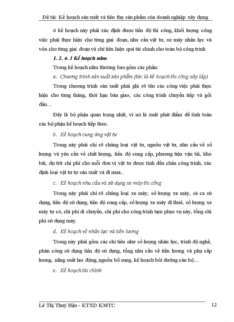 image for page Lập kế hoạch sản xuất và tiêu thụ sản phẩm tại Công ty xây dựng cấp thoát nước và hạ tầng kỹ thuật