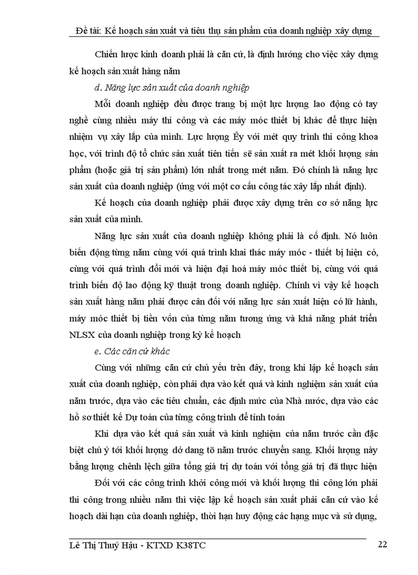 image for page Lập kế hoạch sản xuất và tiêu thụ sản phẩm tại Công ty xây dựng cấp thoát nước và hạ tầng kỹ thuật