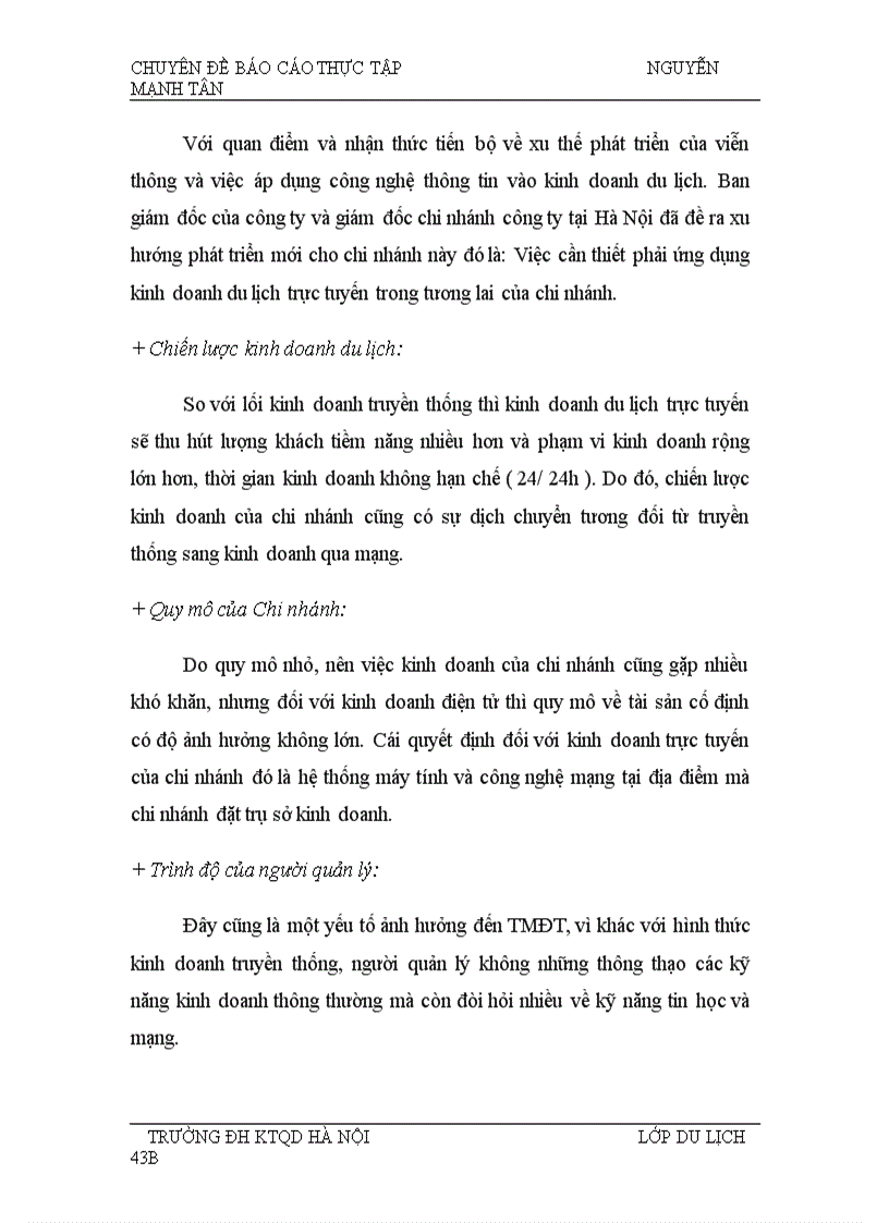image for page Nghiên cứu, phát triển và ứng dụng thương mại điện tử trong kinh doanh du lịch tại Chi nhánh công ty du lịch Thanh Niên Quảng Ninh