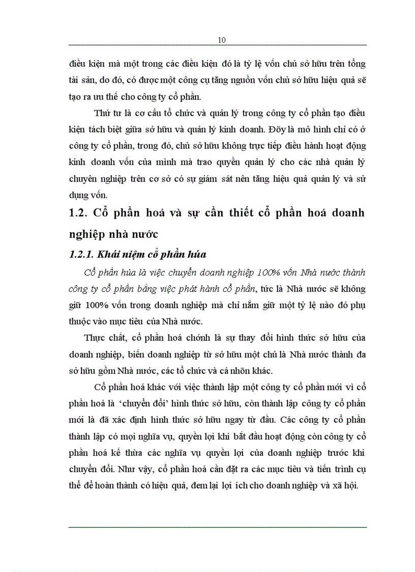 image for page Giải pháp hoàn thiện quy trình cổ phần hoá tại tổng công ty sông đà