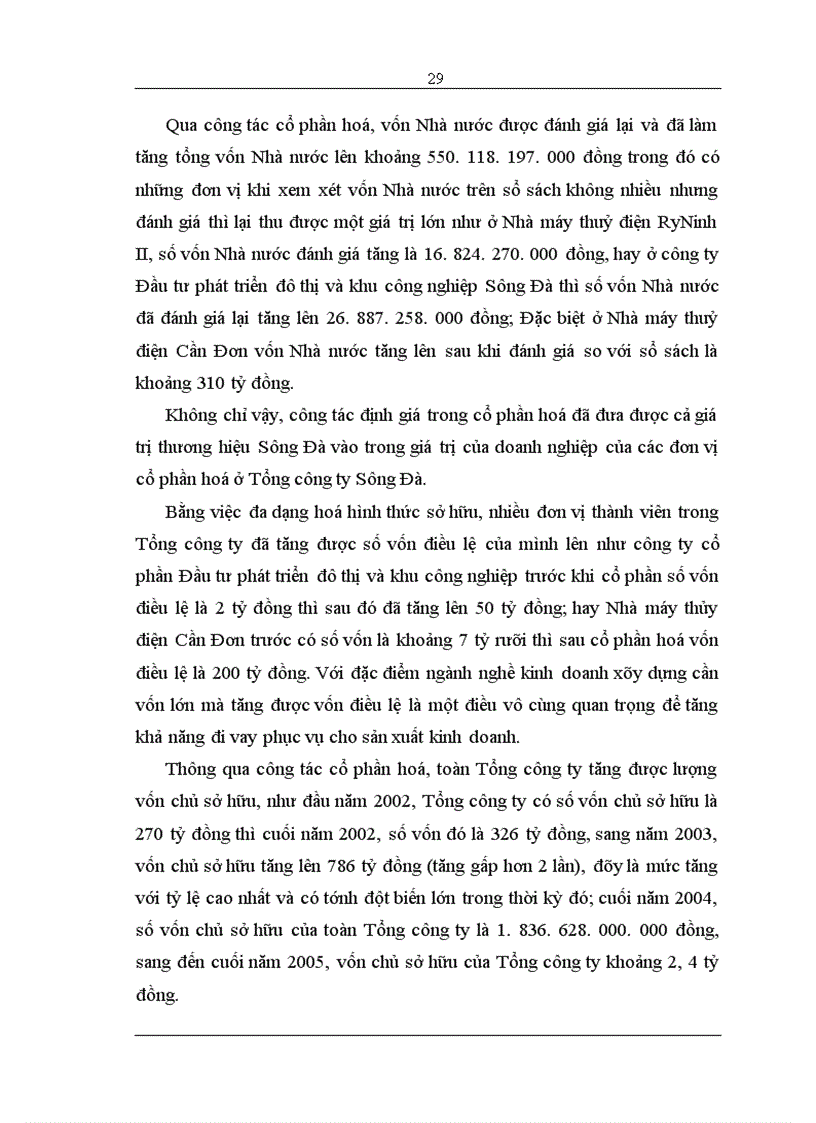 image for page Giải pháp hoàn thiện quy trình cổ phần hoá tại tổng công ty sông đà