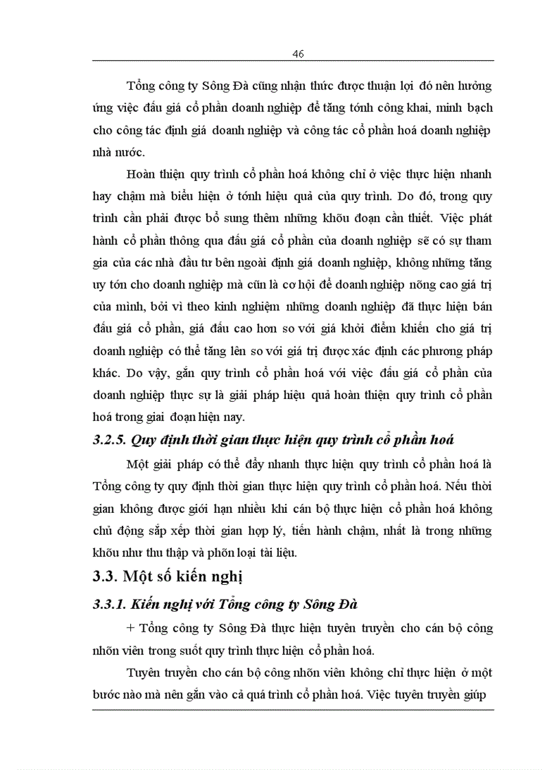 image for page Giải pháp hoàn thiện quy trình cổ phần hoá tại tổng công ty sông đà