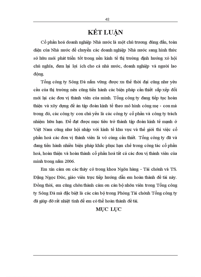 image for page Giải pháp hoàn thiện quy trình cổ phần hoá tại tổng công ty sông đà