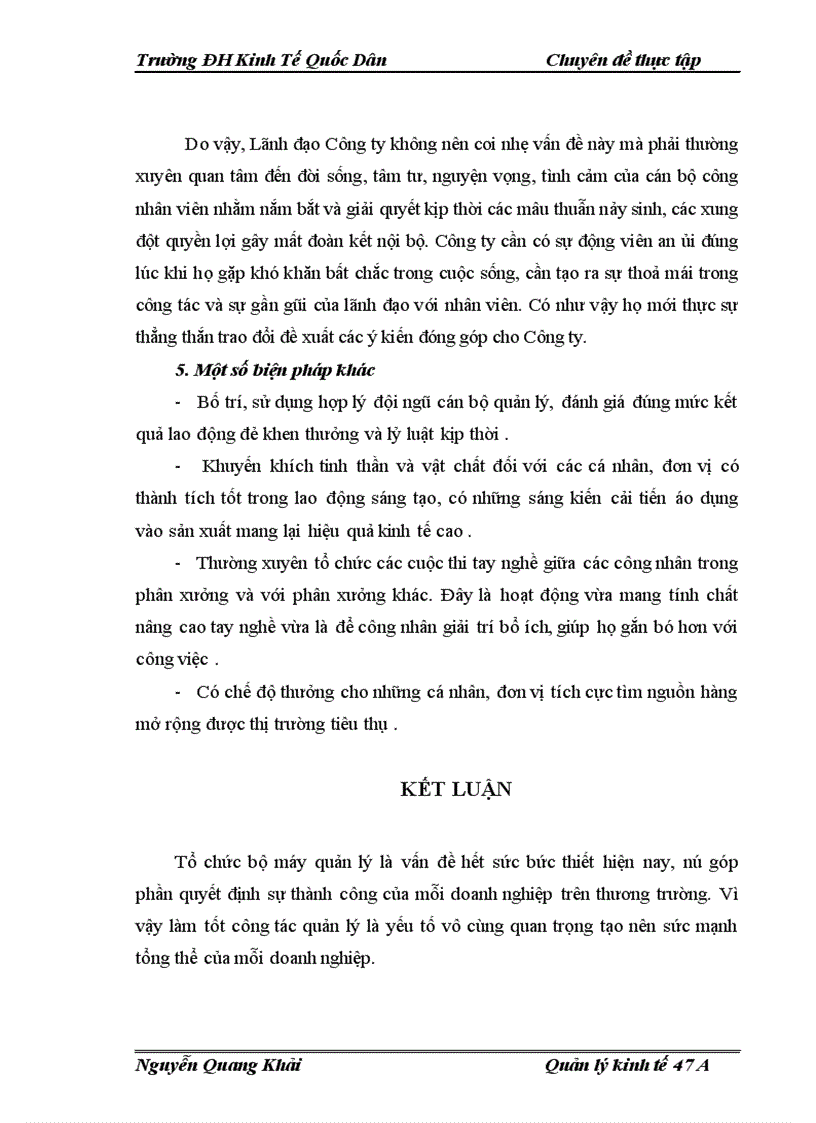 image for page Một số giải pháp nhằm xây dựng và hoàn thiện cơ cấu tổchức bộ máy quản lý tại Công ty Cổ phần Thủy sản khu vực I