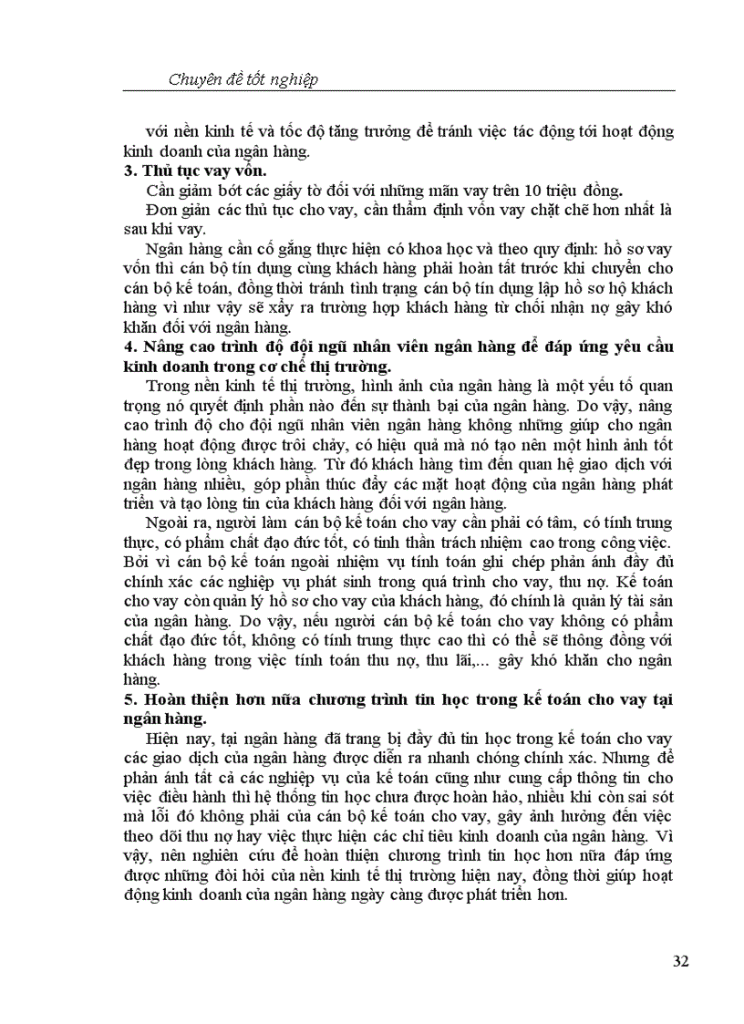 image for page Một số giải pháp nhằm nâng cao hiệu quả công tác kế toán cho vay tại NHNo và PTNT huyện Quế Võ