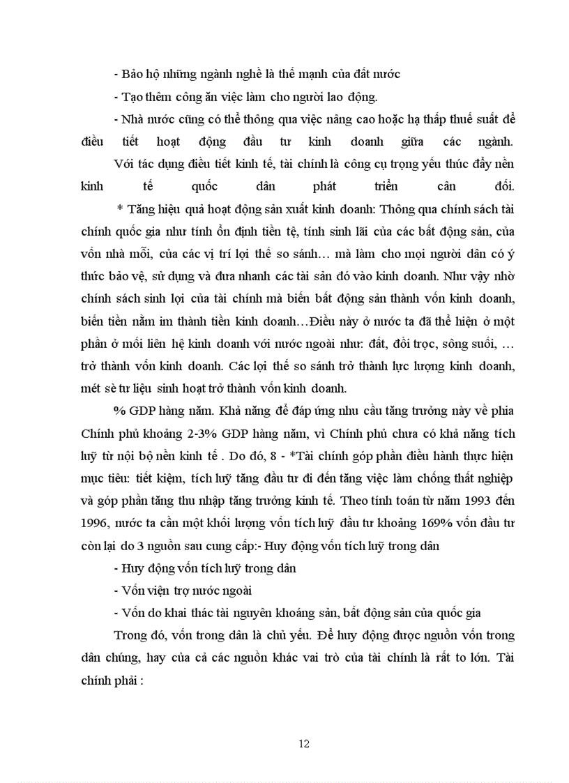 image for page Vai trò tài chính nhà nước trong điều tiết kinh tế ở nước ta