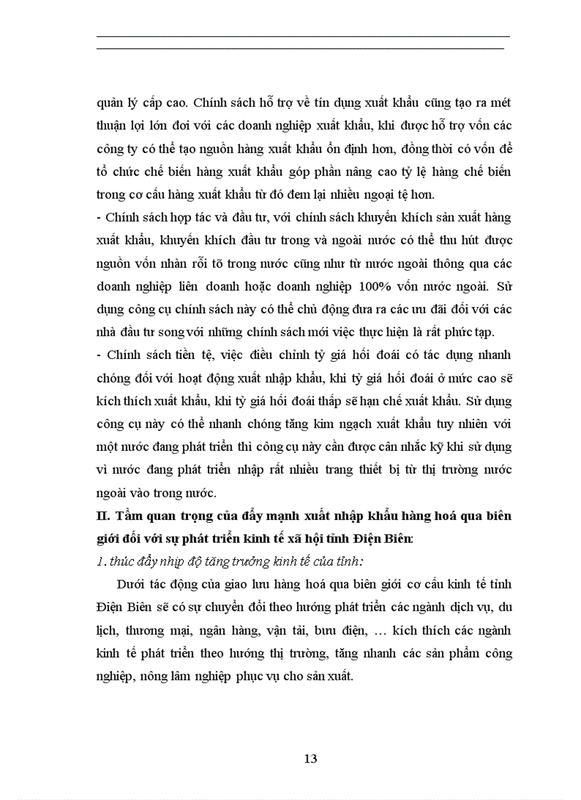 image for page Một số giải pháp nhằm xúc tiến hoạt động xuất khẩu hàng hoá qua biên giới tỉnh Điện Biên của sở Thương mại - Du lịch Điện Biên -