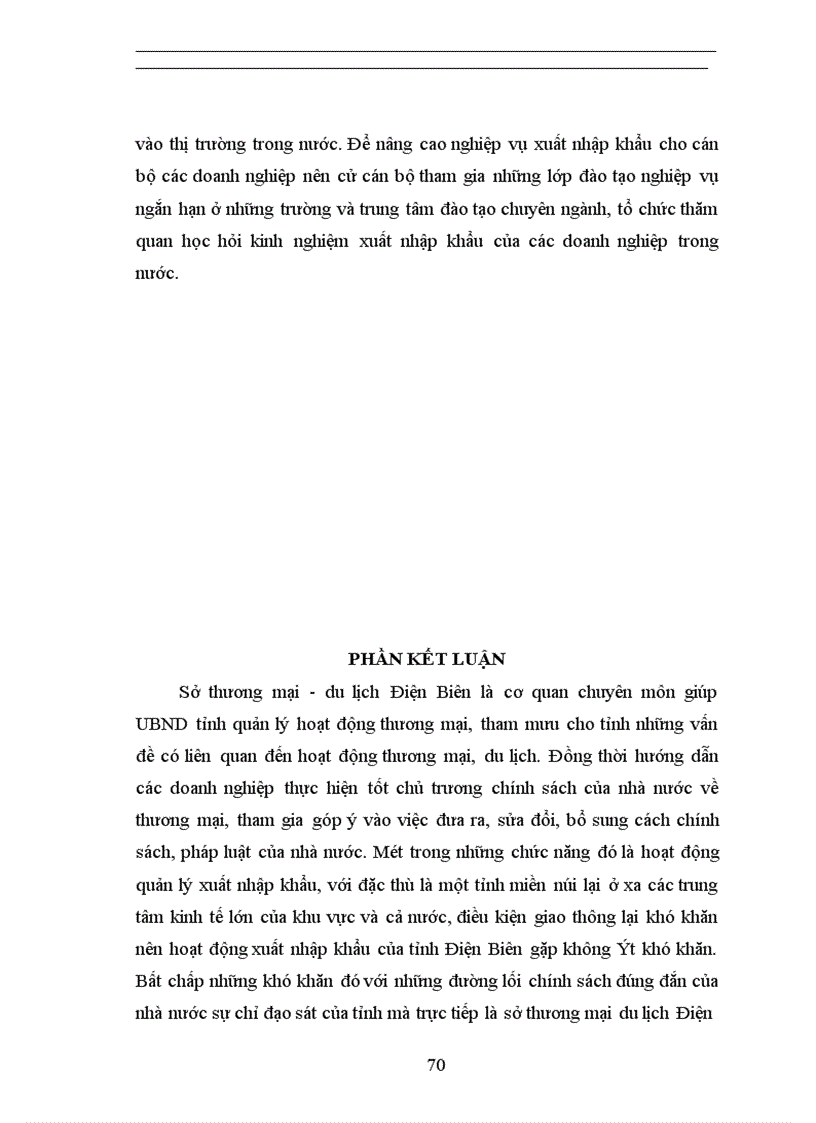 image for page Một số giải pháp nhằm xúc tiến hoạt động xuất khẩu hàng hoá qua biên giới tỉnh Điện Biên của sở Thương mại - Du lịch Điện Biên -