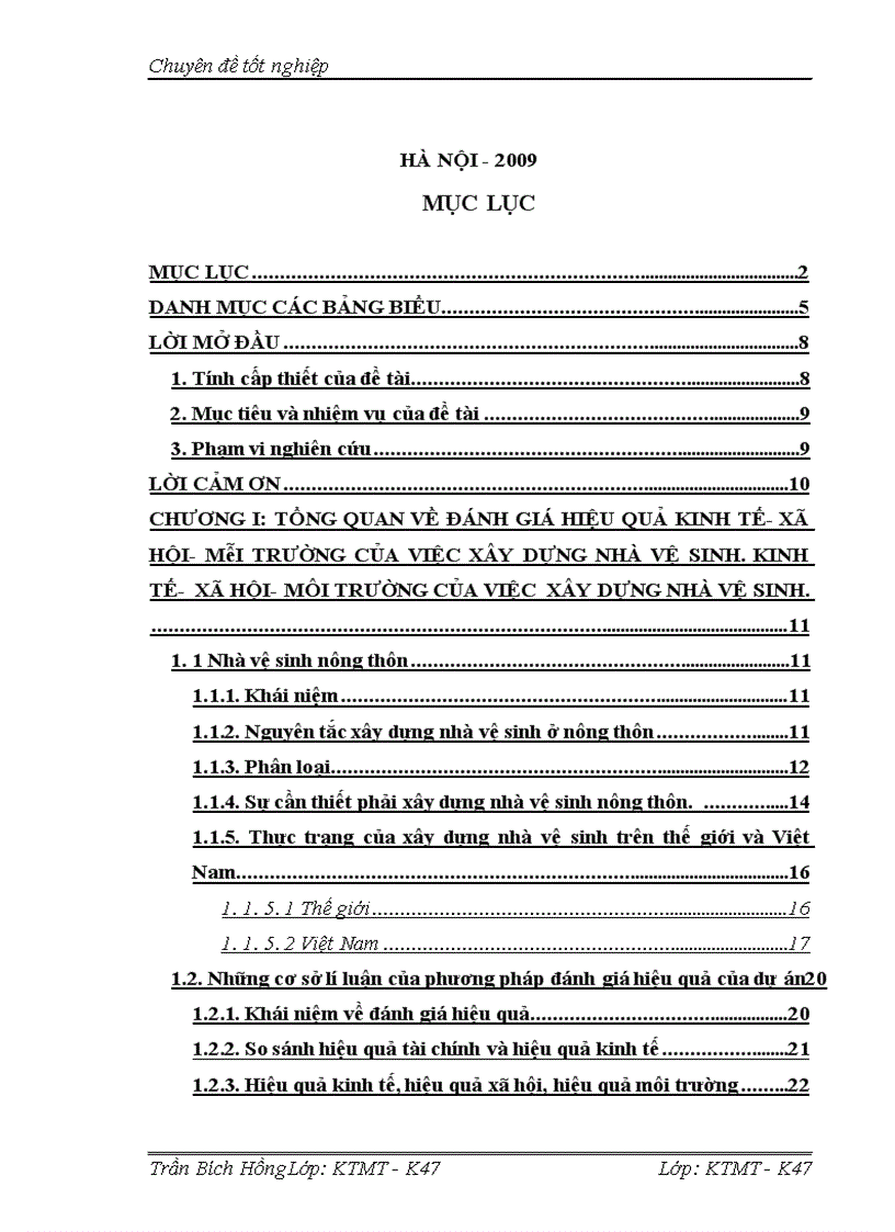 image for page Đánh giá hiệu quả kinh tế- xã hội- môi trường của dự án xây dựng nhà vệ sinh nông thôn tại xã An Nội – huyện Bình Lục- tỉnh Hà Nam