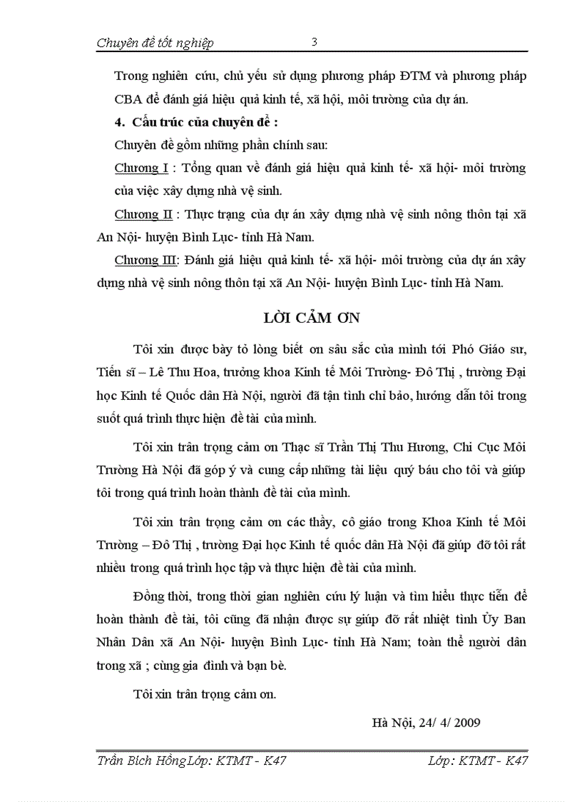 image for page Đánh giá hiệu quả kinh tế- xã hội- môi trường của dự án xây dựng nhà vệ sinh nông thôn tại xã An Nội – huyện Bình Lục- tỉnh Hà Nam