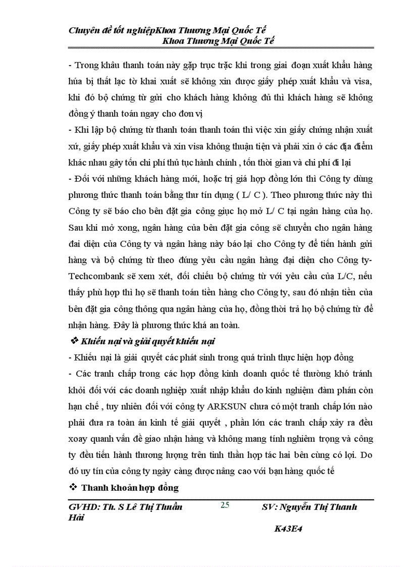 image for page Hoàn thiên quy trình thực hiên hợp đồng gia công xuất khẩu hàng dệt may sang thị trường Nhật Bản tại công ty cổ phần ARKSUN