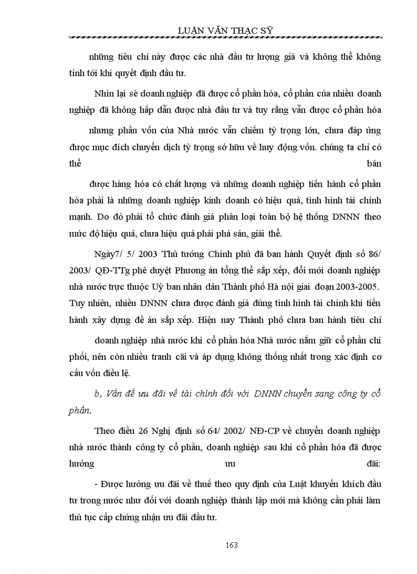 image for page Giải pháp tài chính nhằm thúc đẩy quá trình cổ phần hóa DNNN trên địa bàn Hà nội