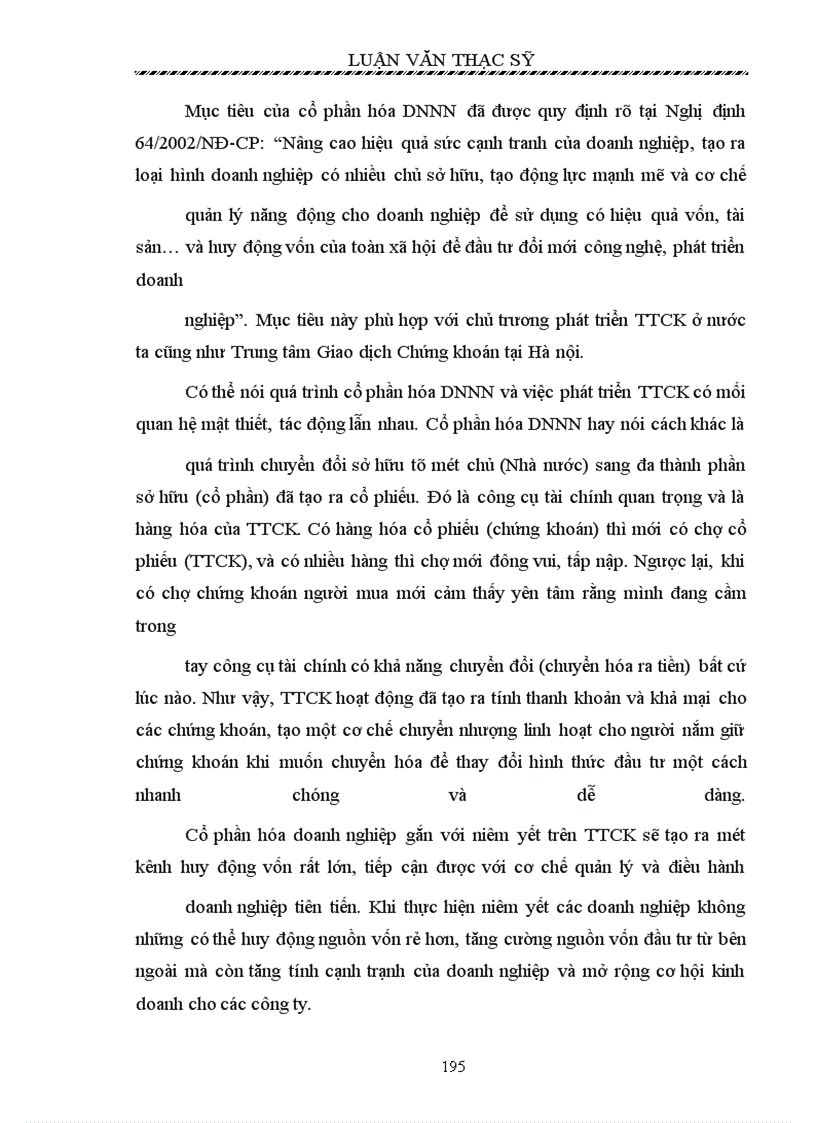 image for page Giải pháp tài chính nhằm thúc đẩy quá trình cổ phần hóa DNNN trên địa bàn Hà nội