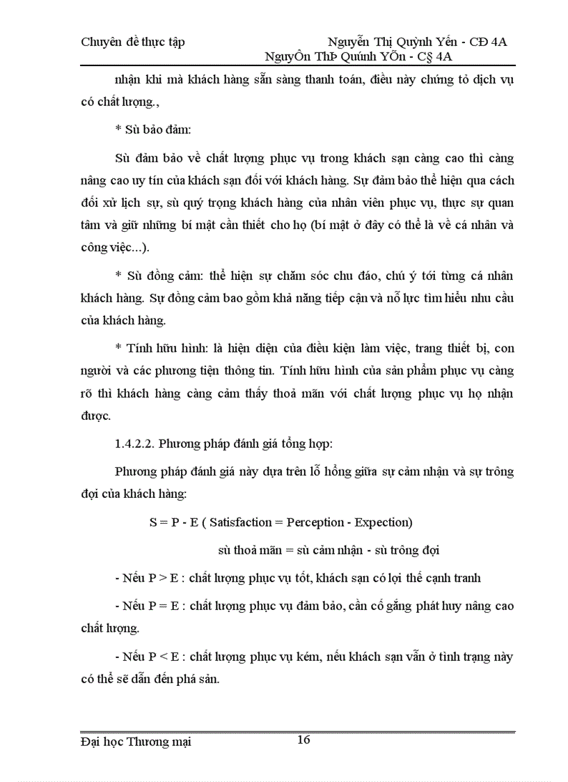 image for page Thực trạng và các biện pháp nâng cao chất lượng phục vụ ăn uống tại khách sạn Hà Nội DAEWOO
