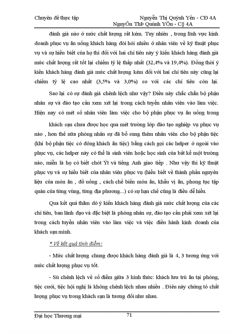 image for page Thực trạng và các biện pháp nâng cao chất lượng phục vụ ăn uống tại khách sạn Hà Nội DAEWOO