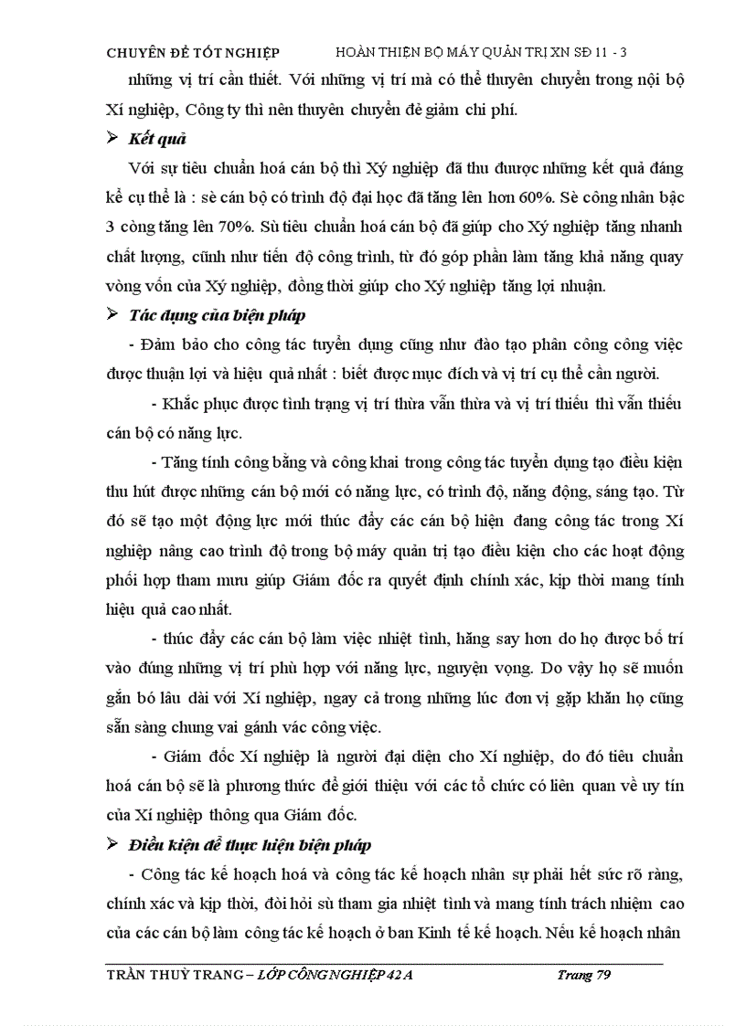 image for page Một số giải pháp góp phần hoàn thiện cơ cấu tổ chức bộ máy quản trị của Xí nghiệp Sông Đà 11-3