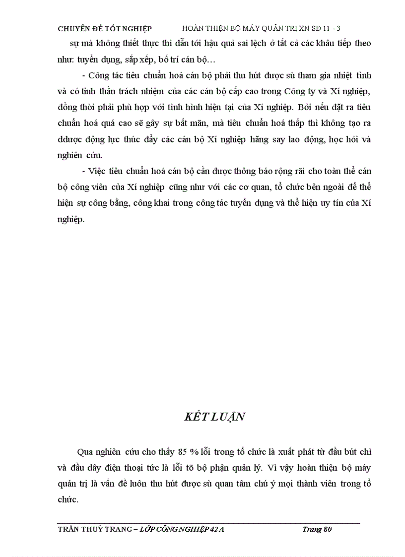 image for page Một số giải pháp góp phần hoàn thiện cơ cấu tổ chức bộ máy quản trị của Xí nghiệp Sông Đà 11-3