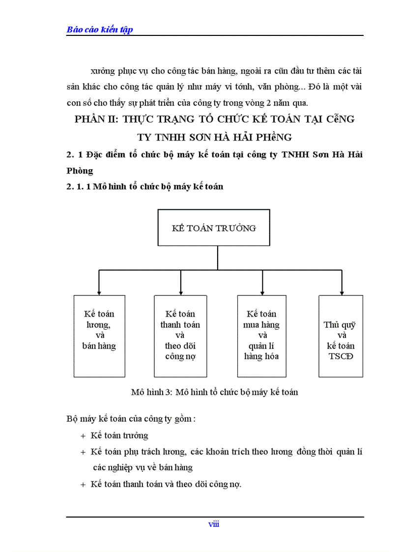 image for page Thực trạng tổ chức kế toán tại Công ty TNHH Sơn Hà Hải Phòng