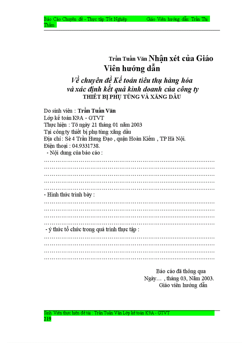 image for page Công tác kế toán tiêu thụ hàng hóa và xác định kết quả kinh doanh ở công ty thiết bị phụ tùng và xăng dầu