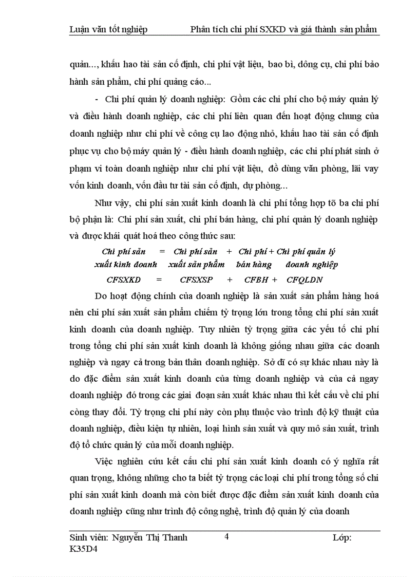 image for page Phân tích tình hình thực hiện chi phí sản xuất kinh doanh và giá thành sản phẩm và các biện pháp góp phần tiết kiệm chi phí tại Công ty giầy Thăng Long