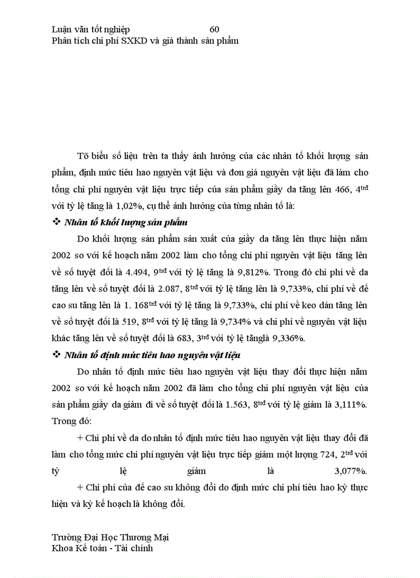 image for page Phân tích tình hình thực hiện chi phí sản xuất kinh doanh và giá thành sản phẩm và các biện pháp góp phần tiết kiệm chi phí tại Công ty giầy Thăng Long