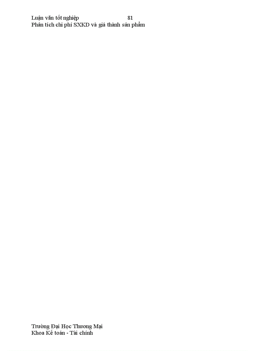 image for page Phân tích tình hình thực hiện chi phí sản xuất kinh doanh và giá thành sản phẩm và các biện pháp góp phần tiết kiệm chi phí tại Công ty giầy Thăng Long