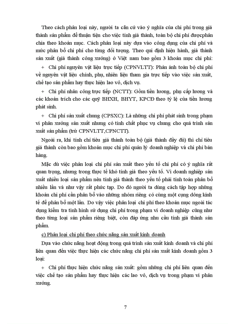 image for page Hạch toán chi phí sản xuất và tính gía thành sản phẩm tại nhà máy cơ khí Hồng Nam
