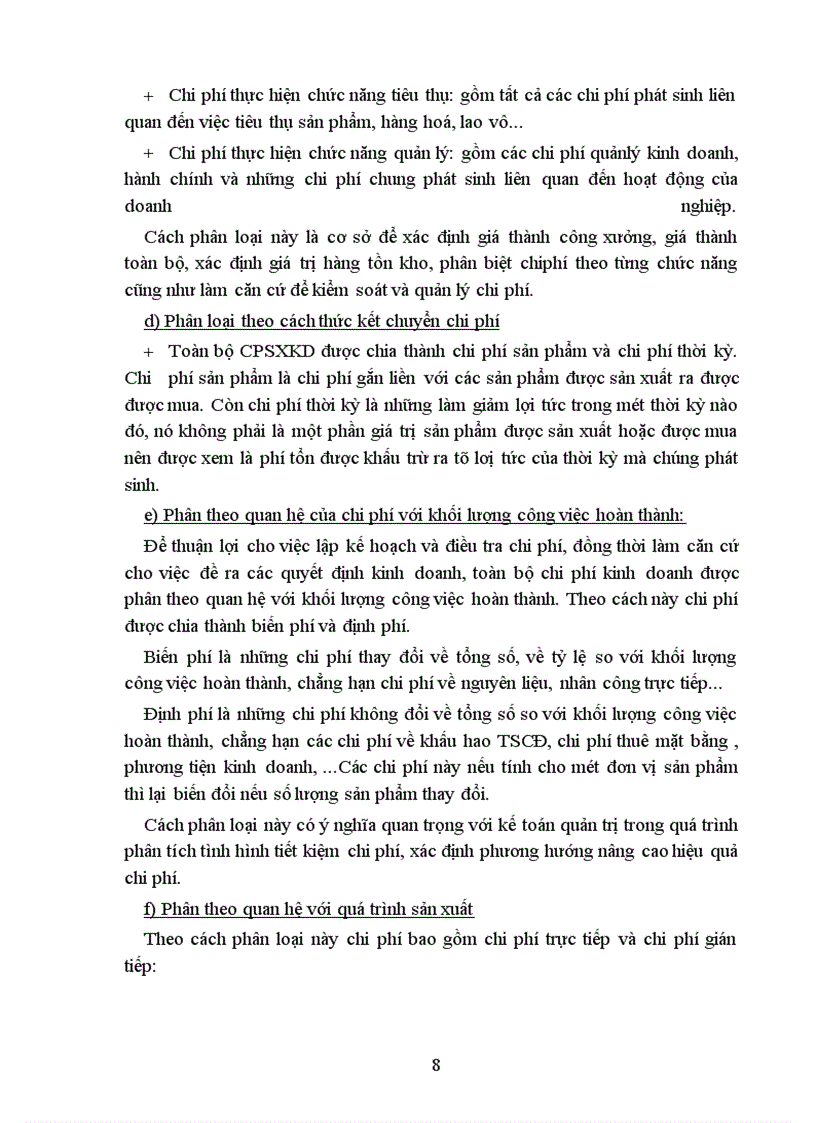 image for page Hạch toán chi phí sản xuất và tính gía thành sản phẩm tại nhà máy cơ khí Hồng Nam