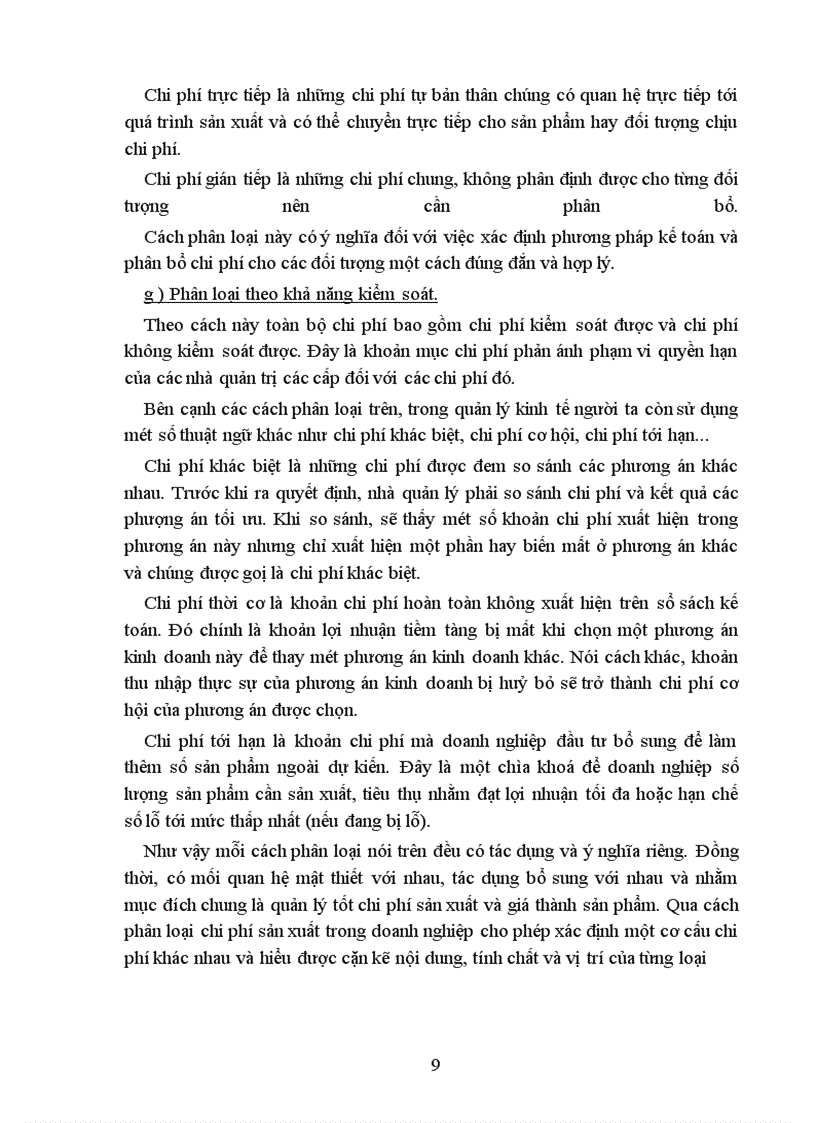 image for page Hạch toán chi phí sản xuất và tính gía thành sản phẩm tại nhà máy cơ khí Hồng Nam