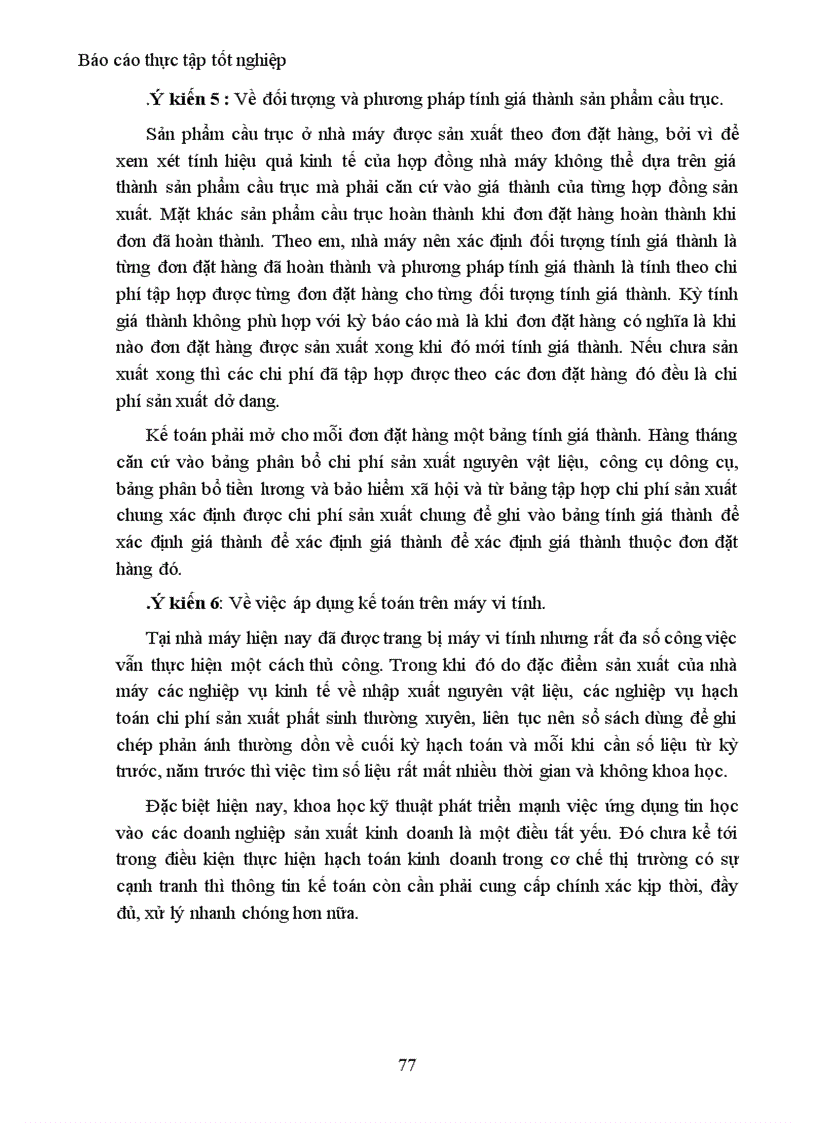 image for page Hạch toán chi phí sản xuất và tính gía thành sản phẩm tại nhà máy cơ khí Hồng Nam